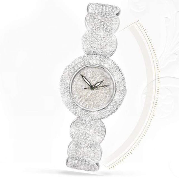 Planet Gates Silver Watches Luxury Diamond Montre Famous Elegant Bracelet Dress Watches Ladies Wristwatch Relogios Femininos saat ZDJ021