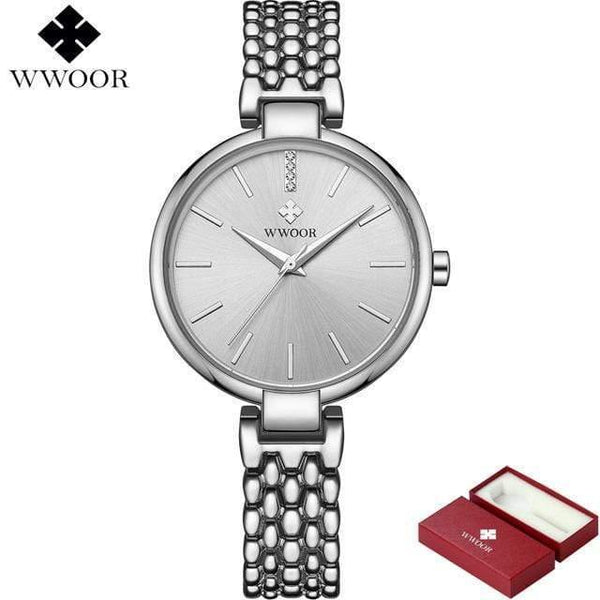 Planet Gates Silver Watches Women Quartz Watch Ladies Brand Fashion Waterproof Bracelet Wrist Watch Female Clock Relogio Feminino