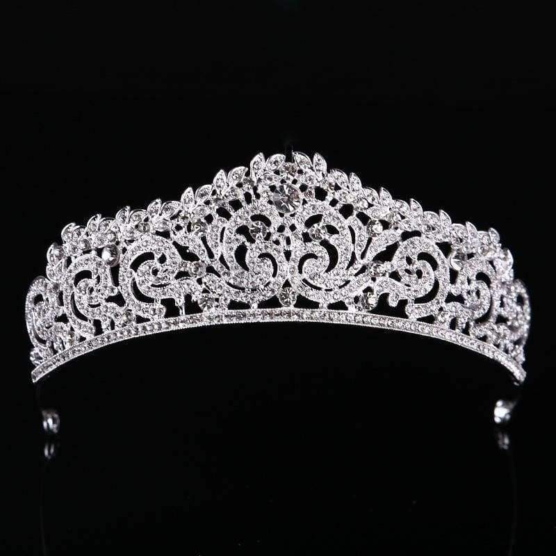 Planet Gates silver Wedding Tiara Crown Queen women Bridal hair accessories Headpiece Hair Jewelry Bride Accessories headband