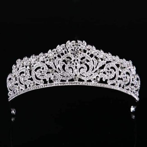 Planet Gates silver Wedding Tiara Crown Queen women Bridal hair accessories Headpiece Hair Jewelry Bride Accessories headband