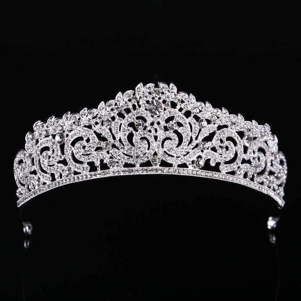 Planet Gates silver Wedding Tiara Crown Queen women Bridal hair accessories Headpiece Hair Jewelry Bride Accessories headband