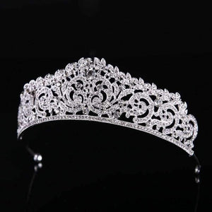 Planet Gates silver Wedding Tiara Crown Queen women Bridal hair accessories Headpiece Hair Jewelry Bride Accessories headband