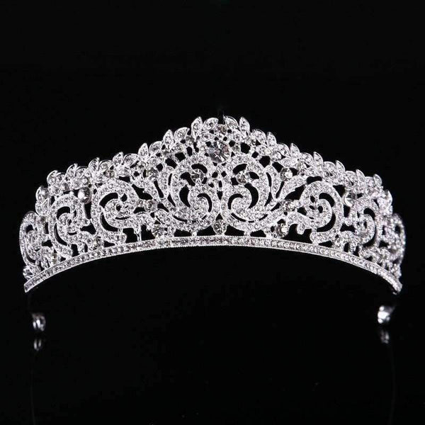 Planet Gates silver Wedding Tiara Crown Queen women Bridal hair accessories Headpiece Hair Jewelry Bride Accessories headband