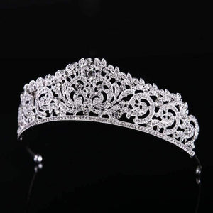 Planet Gates silver Wedding Tiara Crown Queen women Bridal hair accessories Headpiece Hair Jewelry Bride Accessories headband