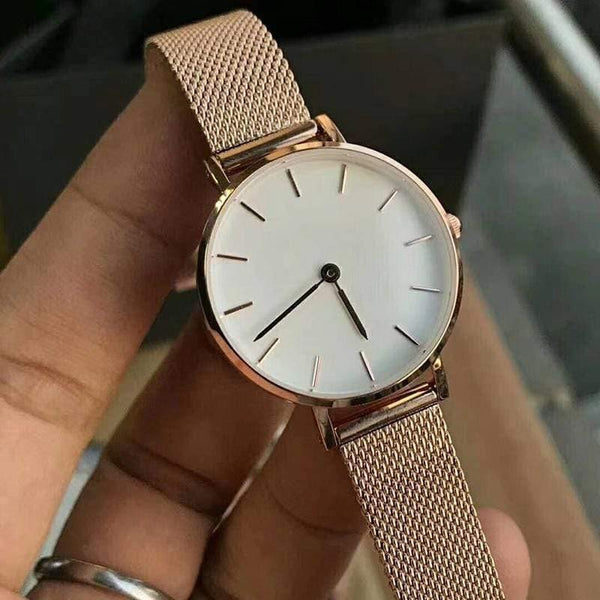 Planet Gates Silver white Fashion Wristwatches Women Milan Stainless Steel Band Lady Quartz Watches Clock Relogio Feminino