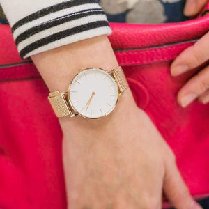 Planet Gates Silver white Fashion Wristwatches Women Milan Stainless Steel Band Lady Quartz Watches Clock Relogio Feminino