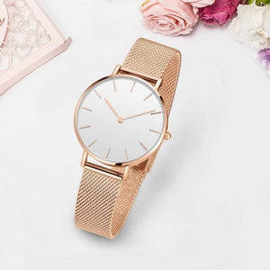 Planet Gates Silver white Fashion Wristwatches Women Milan Stainless Steel Band Lady Quartz Watches Clock Relogio Feminino