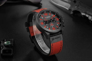 Planet Gates silver white Mens Watches Top Luxury Brand Waterproof Sport Wrist Watch Chronograph Quartz Military Genuine Leather Relogio Masculino