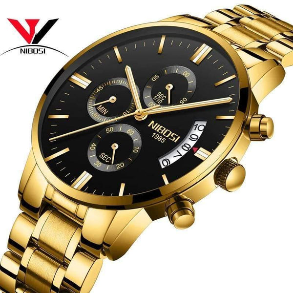 Planet Gates Silver white s Sports Watches For Men Military Army Analog/Chronograph Men Watch Stainless Steel Dress Male Clock Saat