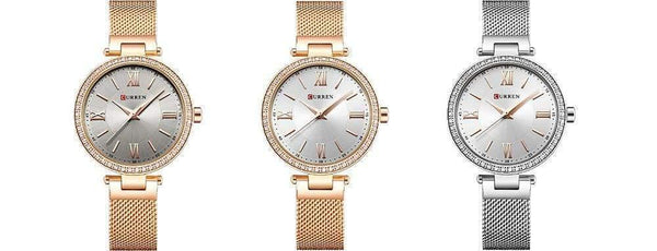 Planet Gates silver white Women's Bracelet Watches Rhinestones Case Shell Surface Ladies Clock black Stainless Steel Watchband