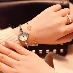 Planet Gates Silver white Women watches  popular brand simple numbers bracelet watch retro ladies quartz wrist watch orologio donna