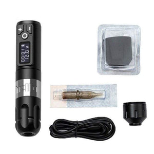 Planet Gates Silver Wireless Rotary Tattoo Pen generation II Lithium Battery Rechargeable Tattoo Machine Gun Kits