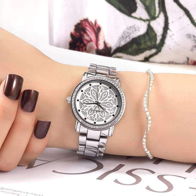 Planet Gates silver Women Bracelet Watches Fashion Luxury Quartz-Watches Brand Ladies Casual Dress Sport Watch Clock Dropshiping