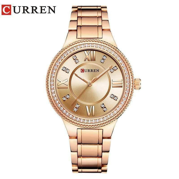 Planet Gates silver Women's Casual Watches Waterproof Wristwatch Women Fashion Dress Rhinestone Stainless Steel Ladies Clock