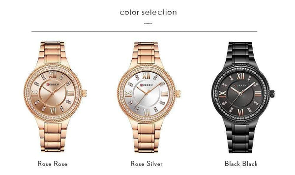 Planet Gates silver Women's Casual Watches Waterproof Wristwatch Women Fashion Dress Rhinestone Stainless Steel Ladies Clock