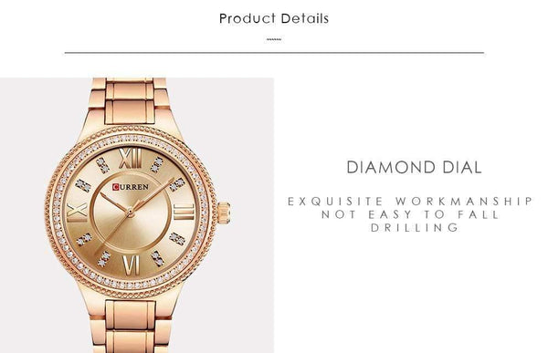 Planet Gates silver Women's Casual Watches Waterproof Wristwatch Women Fashion Dress Rhinestone Stainless Steel Ladies Clock