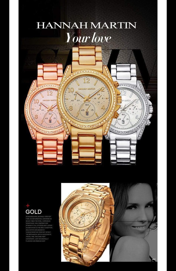 Planet Gates Silver Women's Watches Rose Gold Watch Women Watches Luxury Diamond Ladies Watch Saat Clock relogio feminino reloj mujer