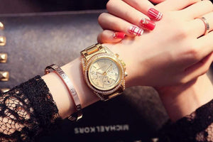 Women's Watches Rose Gold Watch Women Watches Luxury Diamond Ladies Watch Saat Clock relogio feminino reloj mujer - Planet Gates
