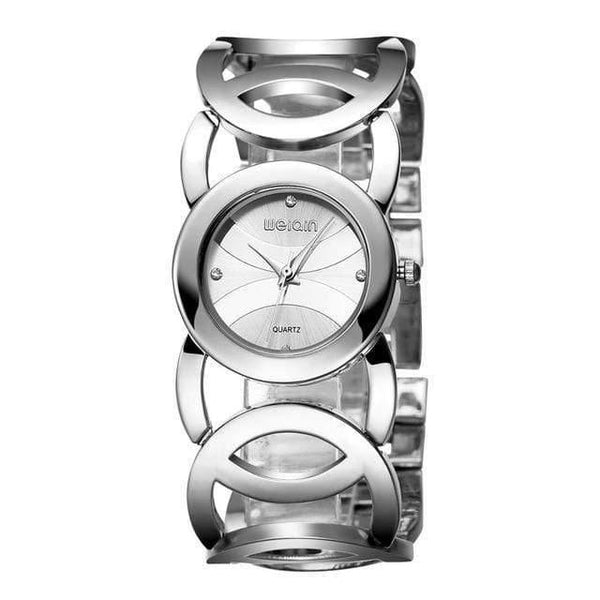 Planet Gates Silver Women Watches Color Forever Gold Luxury Brand Bracelet Watch Women Dress Stainless Steel Ladies Watch Girl
