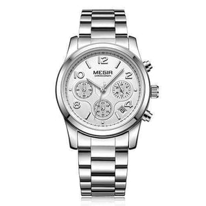 Planet Gates Silver Women Watches Relogio Feminino Fashion Sport Ladies Lovers Watch Clock Top Brand Chronograph Wristwatch 2057