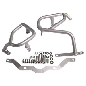 Cherk Black Silvery Solid Tubular Steel Engine Guard Crash Bars Protector For BMW S1000XR 2015 2016 2017 2018 Motorcycle Parts