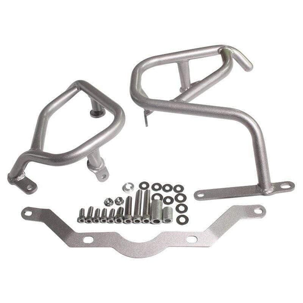 Cherk Black Silvery Solid Tubular Steel Engine Guard Crash Bars Protector For BMW S1000XR 2015 2016 2017 2018 Motorcycle Parts