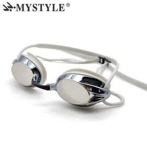 Planet Gates silvery Swim Glasses for Men Adjustable Electroplating Waterproof Anti-fog UV Women Swimming Pool Goggles Professional Adult Eyewear