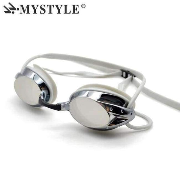 Planet Gates silvery Swim Glasses for Men Adjustable Electroplating Waterproof Anti-fog UV Women Swimming Pool Goggles Professional Adult Eyewear