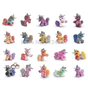 Planet Gates Simba Filly Butterfly Witchy Stars Unicorn ect. Toy Little Horse 3CM Mini Horses Kids Animal Action Dolls 10pcs/lot