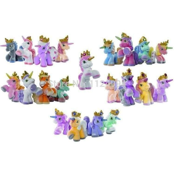 Planet Gates Simba Filly Butterfly Witchy Stars Unicorn ect. Toy Little Horse 3CM Mini Horses Kids Animal Action Dolls 10pcs/lot