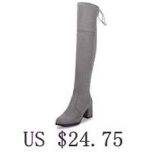 Planet Gates SIMLOVEYO Women Boots Stretch Slim Thigh High Boots female Sexy Over the Knee Boots High Heel Shoes Botas feminino mujer  B706