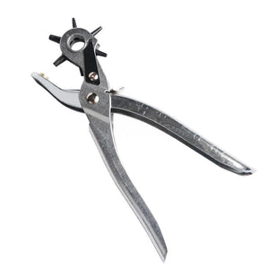 Planet Gates simple Heavy Duty Leather Belt Hole Punch Plier Eyelet Puncher Revolve Sewing Machine Bag Setter Tool Watchband Household Strap leather