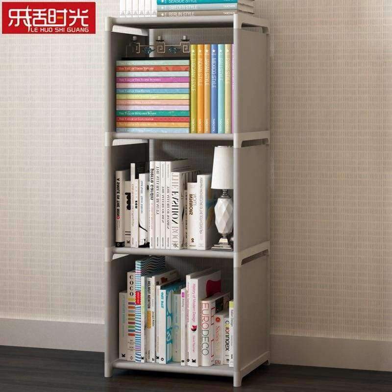 Planet Gates Simple Nonwoven Fabric Bookshelf Multi-functional Closet Storage Cabinet Folding Assembled Exquisite Book Shelf for home decor