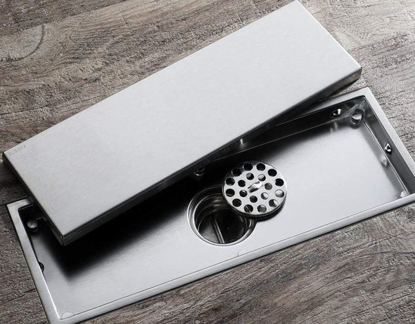 Planet Gates Simple Style Drain 30*11 Rectangle Invisible Kitchen Filter Strainer Drain Bathroom Shower Drain Bathroom AccessoriesY38090 (Y38090)