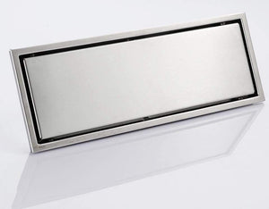 Planet Gates Simple Style Drain 30*11 Rectangle Invisible Kitchen Filter Strainer Drain Bathroom Shower Drain Bathroom AccessoriesY38090 (Y38090)