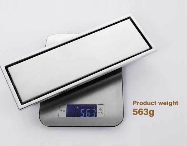 Planet Gates Simple Style Drain 30*11 Rectangle Invisible Kitchen Filter Strainer Drain Bathroom Shower Drain Bathroom AccessoriesY38090 (Y38090)