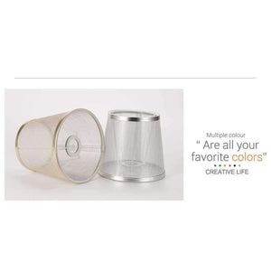 Planet Gates Simple Style Handmade Lamp Shade Modern Transparent Lampshade Golden Silver Colors Light Shade for E14 Chandeliers Wall Lights