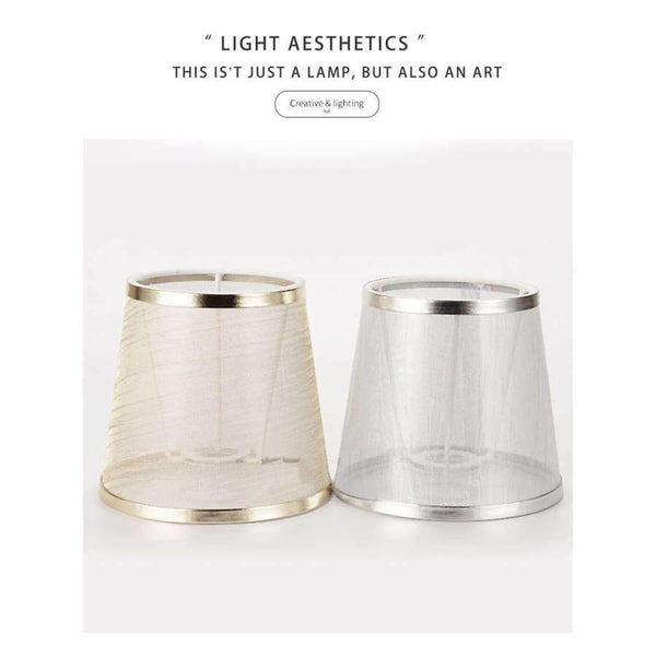 Planet Gates Simple Style Handmade Lamp Shade Modern Transparent Lampshade Golden Silver Colors Light Shade for E14 Chandeliers Wall Lights
