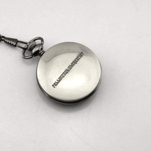 Planet Gates Simple style no box Pocket Watch Men's Quartz Watch Cosplay Edward Elric with Chain Anime Boy Gift Relogio Masculino