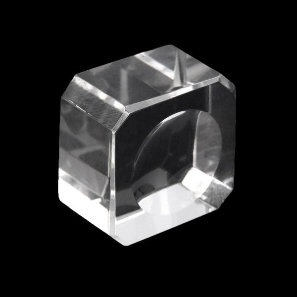 Planet Gates Simple Transparent Crystal Display Square Base Table Holder Stand Home Decor Ornament Glass Ball Bracket