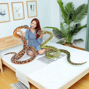 Simulation Snake Stuffed Dolls Soft Cute Snake Plush Toys For Games Popular Fashion Home Decor Plush Toy Child Game Stuff Doll