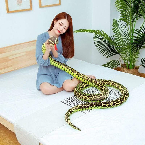 Simulation Snake Stuffed Dolls Soft Cute Snake Plush Toys For Games Popular Fashion Home Decor Plush Toy Child Game Stuff Doll