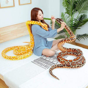 Simulation Snake Stuffed Dolls Soft Cute Snake Plush Toys For Games Popular Fashion Home Decor Plush Toy Child Game Stuff Doll