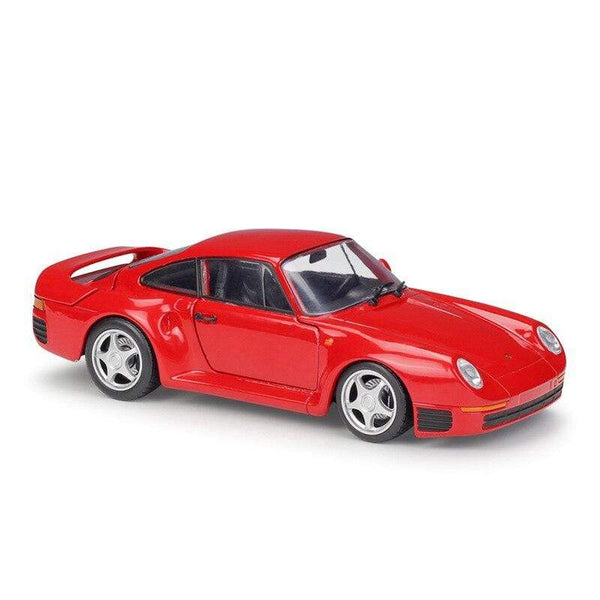 Planet Gates Simulator Welly Diecast Model Car 1:24 Scale Porsche 959 Classic Sports Car Metal Alloy Race Toy Car For Boy Gift Collection