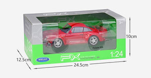 Planet Gates Simulator Welly Diecast Model Car 1:24 Scale Porsche 959 Classic Sports Car Metal Alloy Race Toy Car For Boy Gift Collection