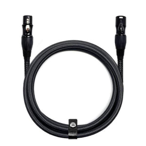 Planet Gates Single / 3m XLR to XLR Microphone Cable Male to Female 2M 5M 10M Balanced XLR 3Pin Nylon Braided for Audio Mixer Amplifiers  2 Pack