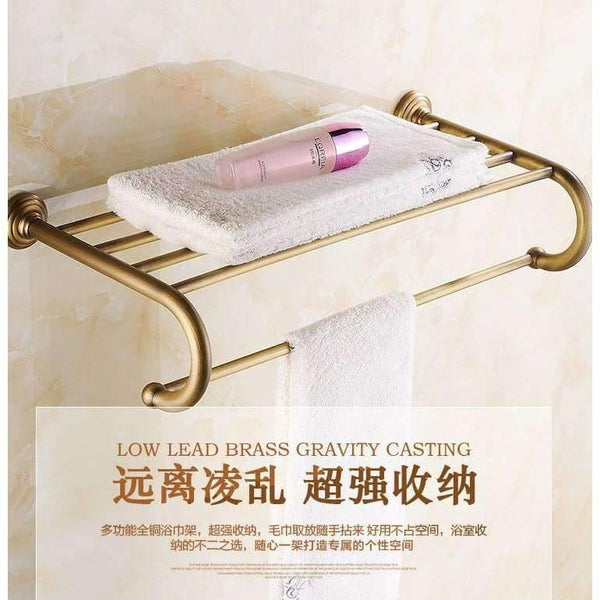 Planet Gates single bar Bathroom Accessories Set Wall Mounted Products Brass Brushed Antique Bath Hardware Sets Wall Mounted Bronze Oiled Brush