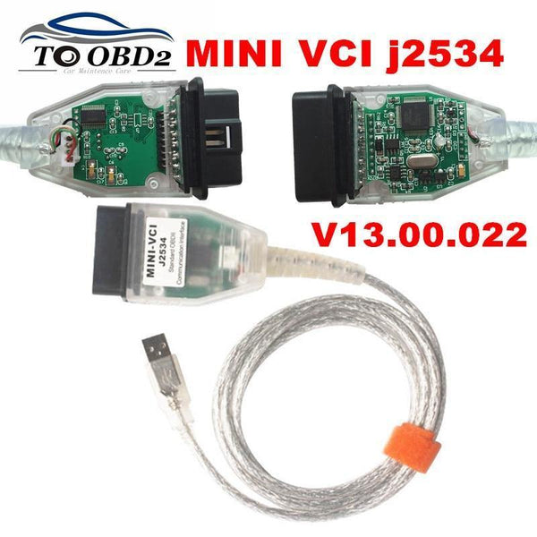 Planet Gates Single Cable Mini-VCI J2534 FOR Toyota/Lexus TIS Techstream V13.00.022 Diagnostic tool Cable MINI VCI