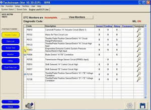 Planet Gates Single Cable Mini-VCI J2534 FOR Toyota/Lexus TIS Techstream V13.00.022 Diagnostic tool Cable MINI VCI