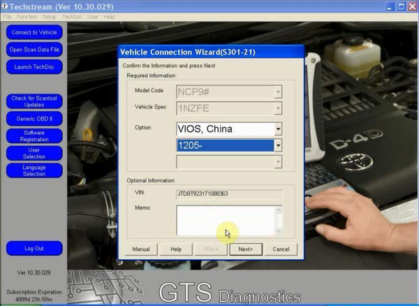 Planet Gates Single Cable Mini-VCI J2534 FOR Toyota/Lexus TIS Techstream V13.00.022 Diagnostic tool Cable MINI VCI